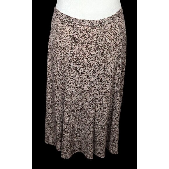 Liz Claiborne Brown And Cream Speckled Skirt - Picture 1 of 5
